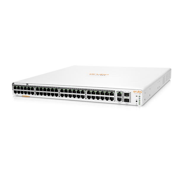 HPE Networking Aruba Instant On 1960 48G 40p Class4 8p Class6 PoE 2XGT 2SFP+ 600W Switch
