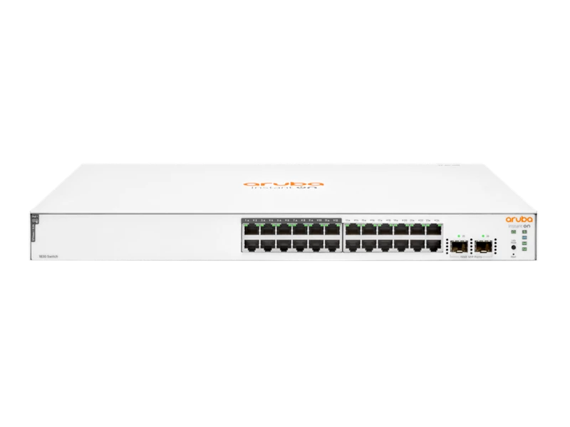 HPE Networking Instant On 1830 24G 12p Class4 PoE 2SFP 195W Switch - JL813A