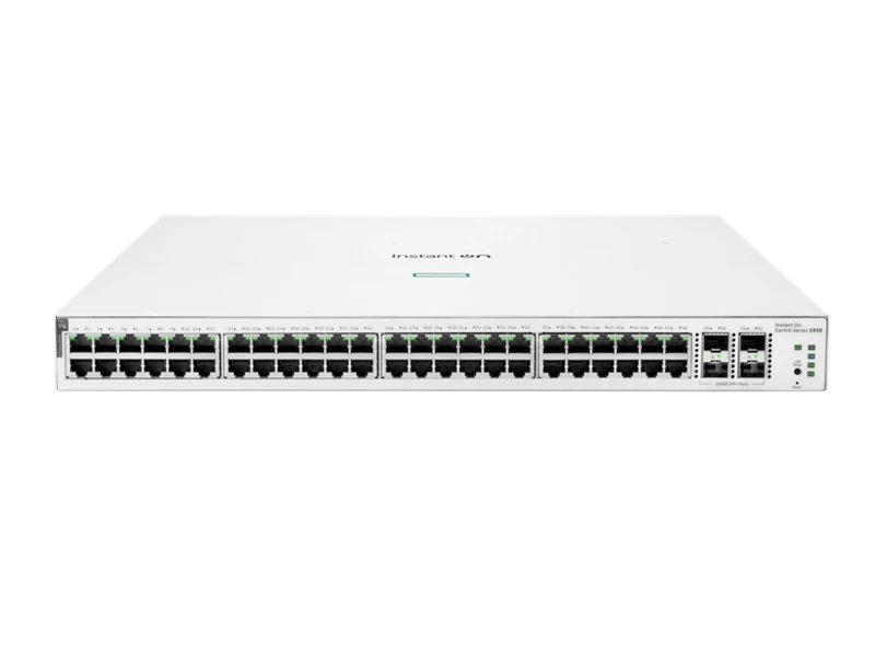 HPE Networking Instant On Switch 48p Gigabit CL4 PoE 4p SFP+ 370W 1930 | JL686B